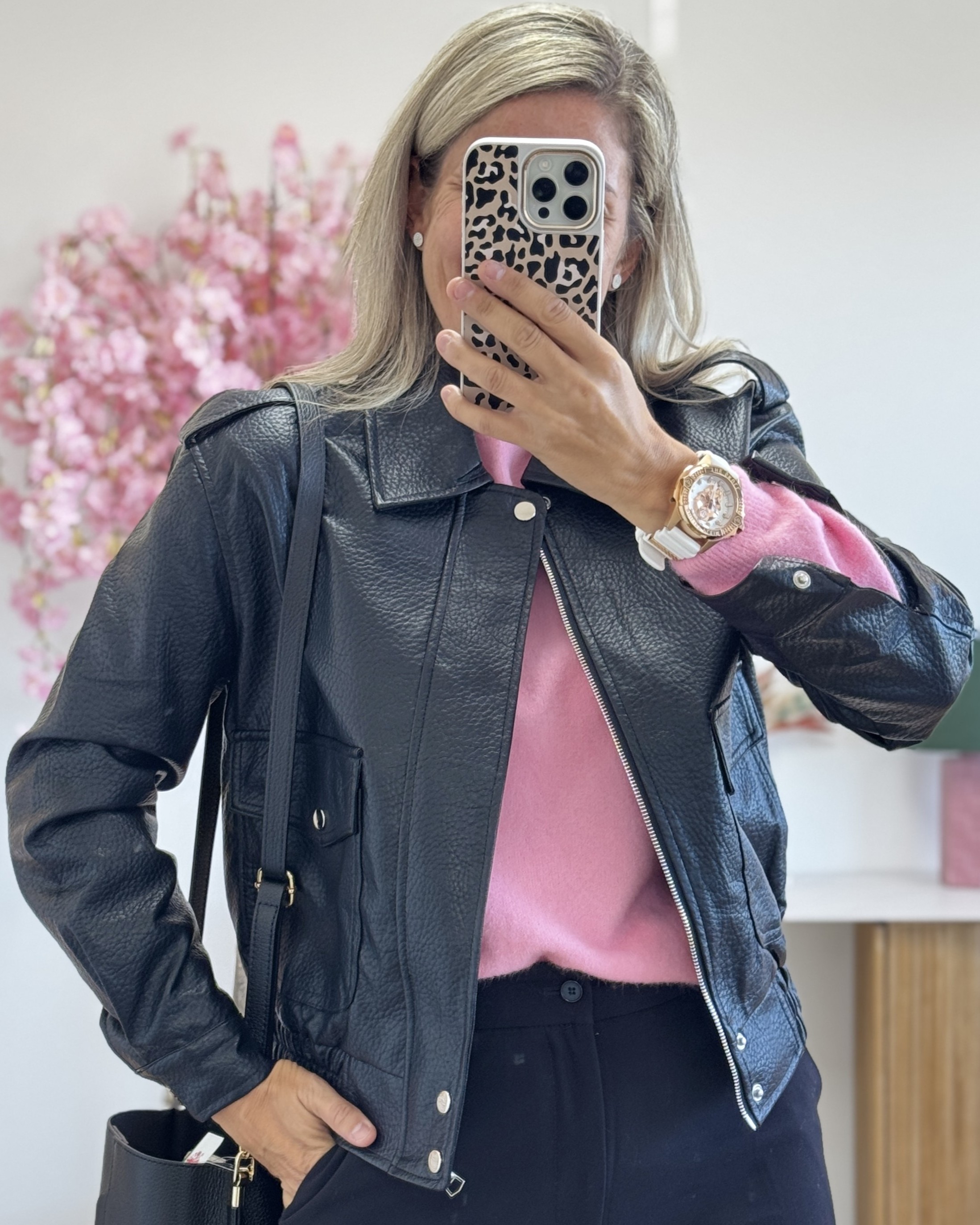 Blouson simili cuir