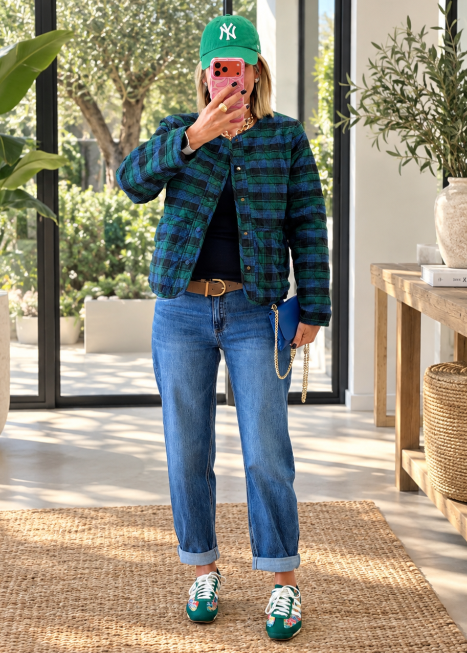 Veste réversible en coton