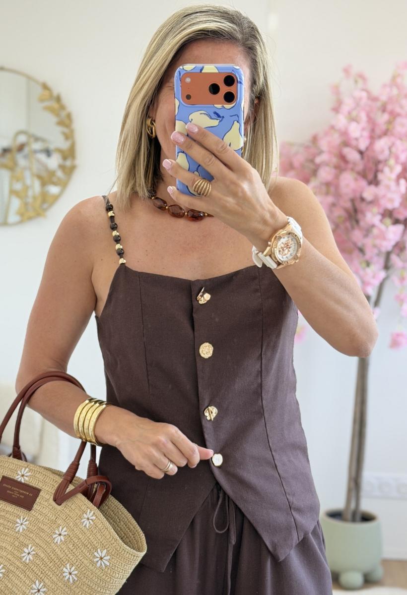 Ensemble Sabine chocolat