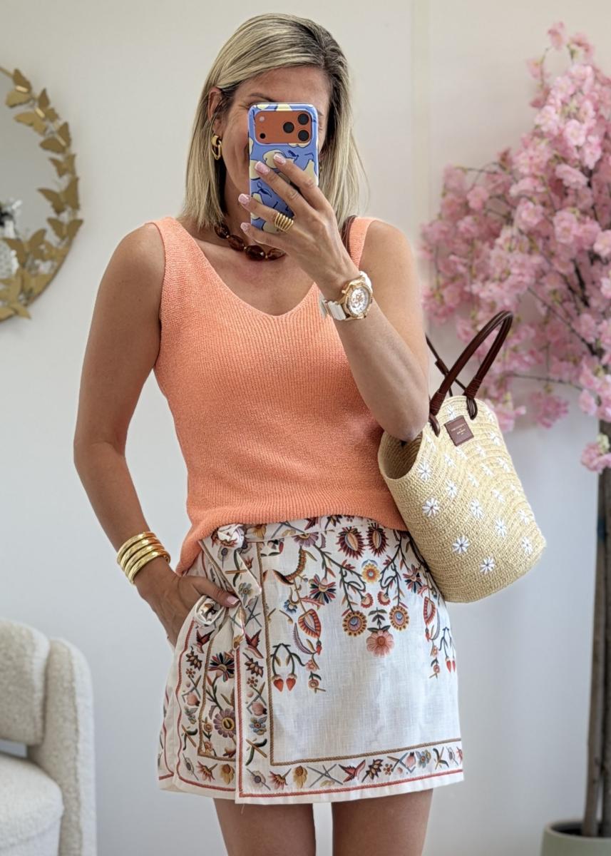 Jupe short baroque