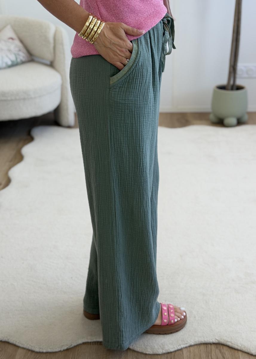 Pantalon Lilou kaki