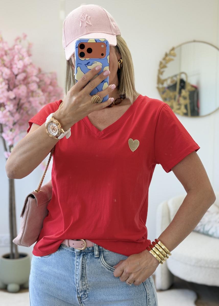 Tee shirt Yanis rouge