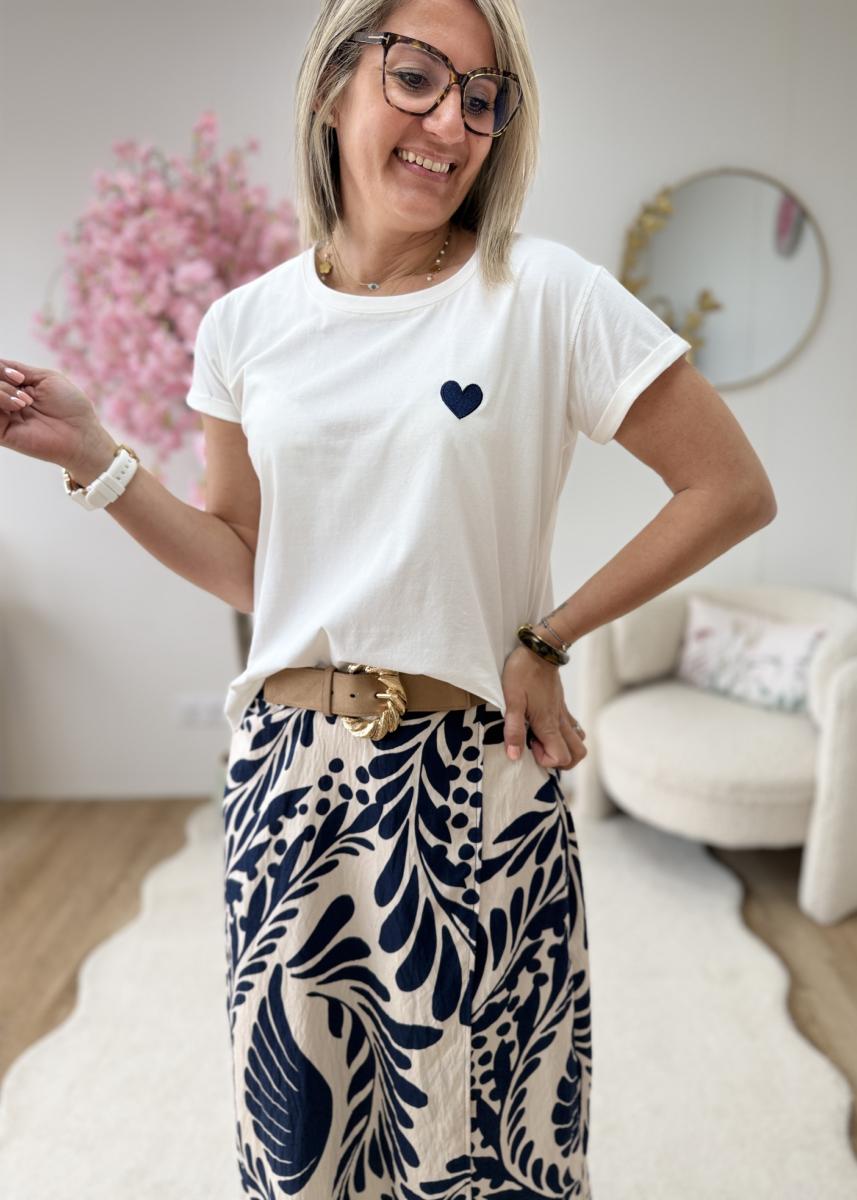 Tee shirt Aude marine