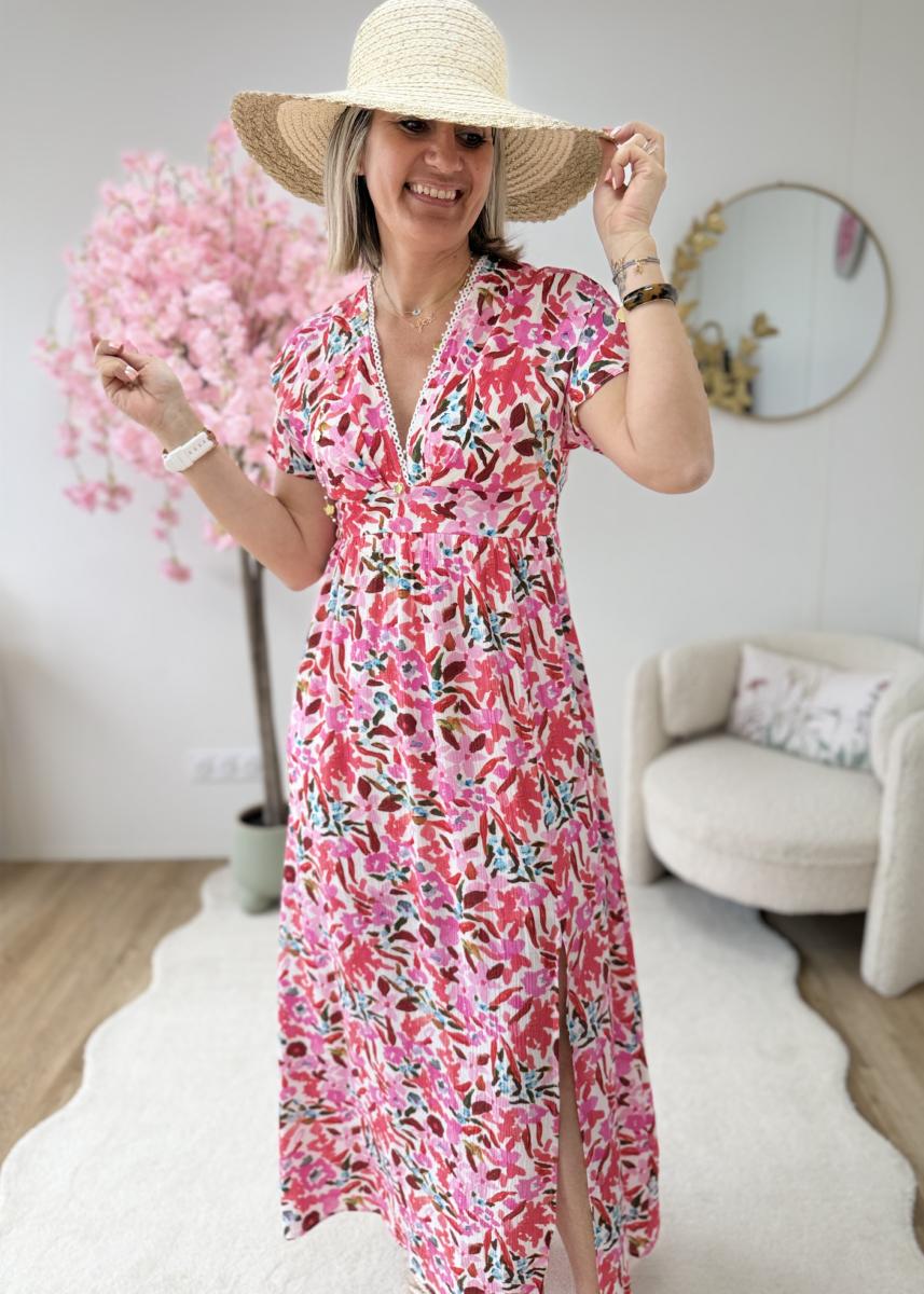 Robe Oceane fushia