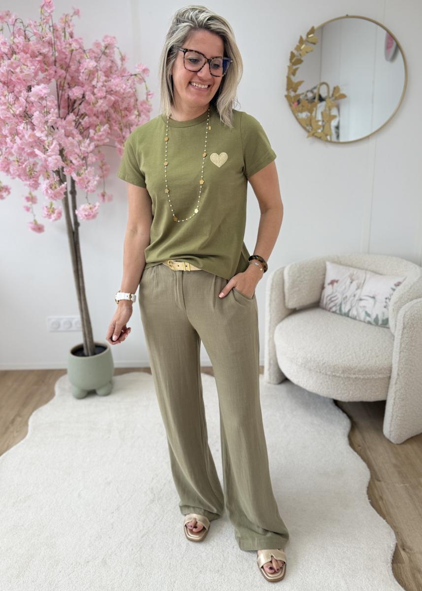 Pantalon Judith kaki