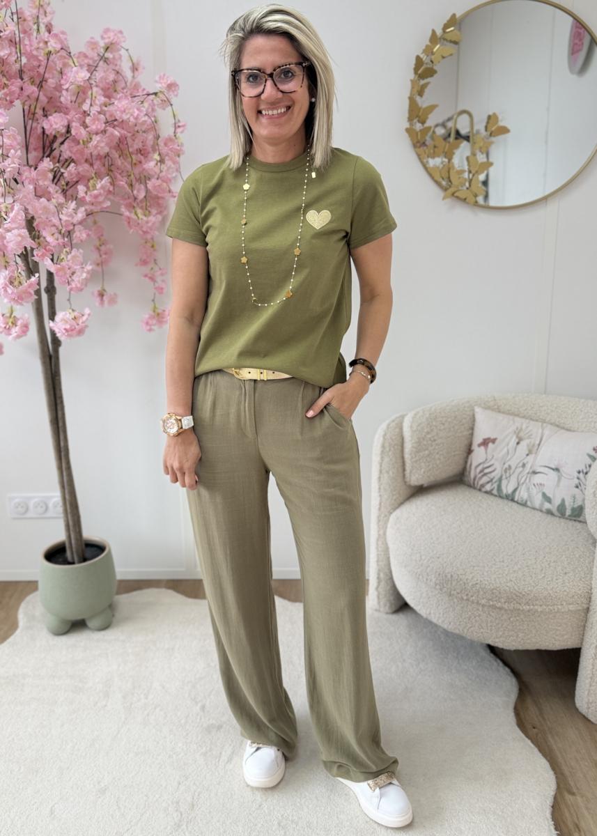 Pantalon Judith kaki