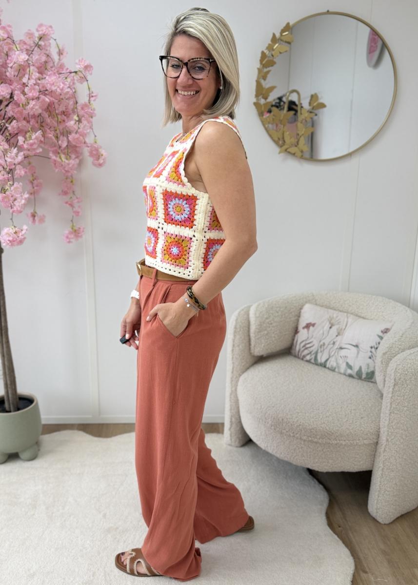 Top Aya terracotta