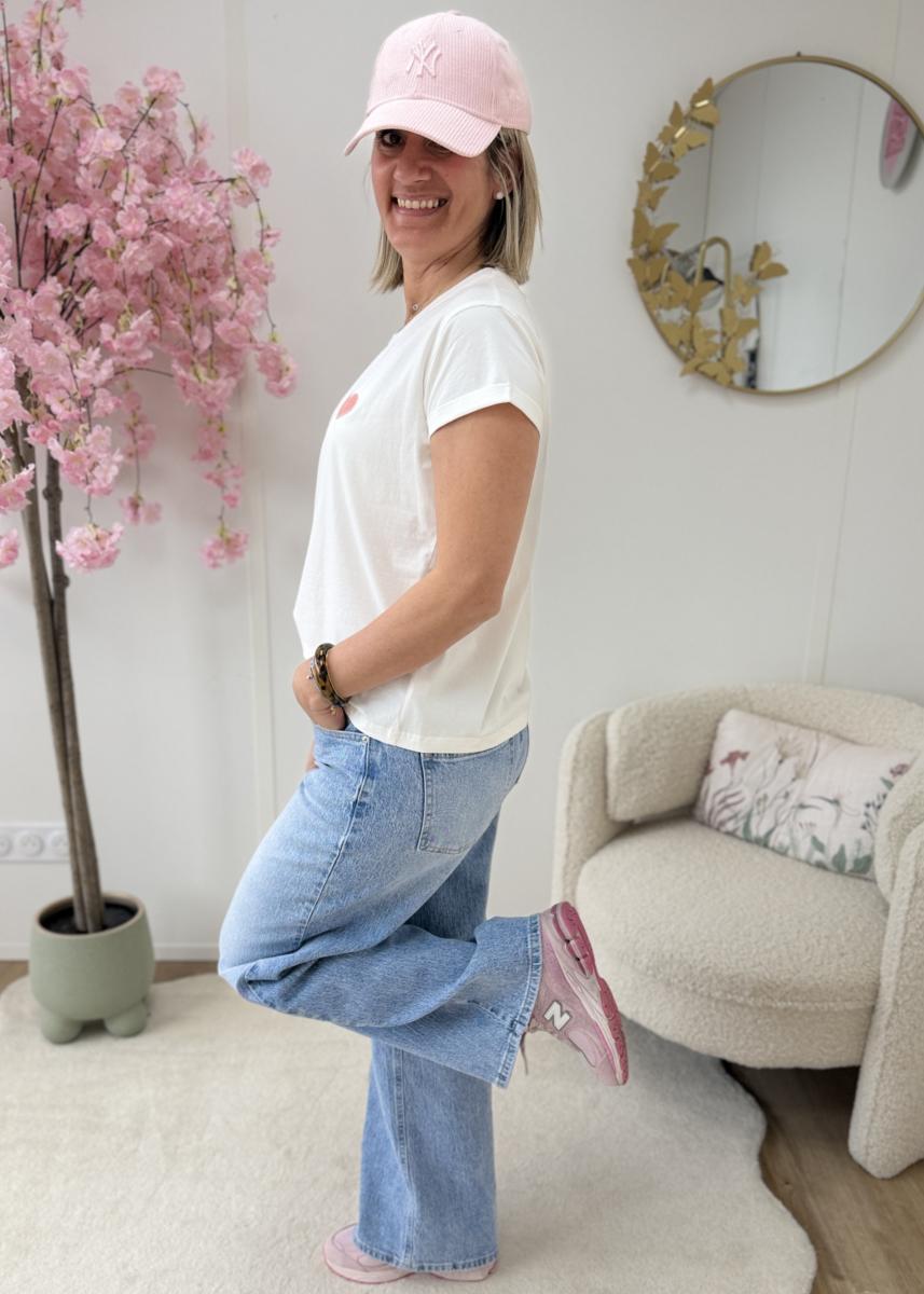 Tee shirt Aude rose