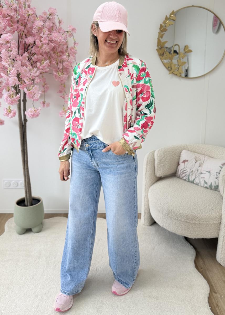 Tee shirt Aude rose