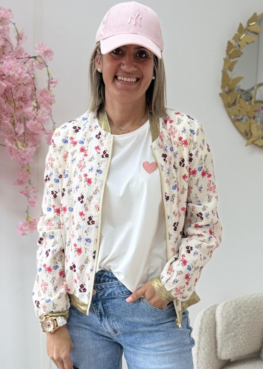 Tee shirt Aude rose