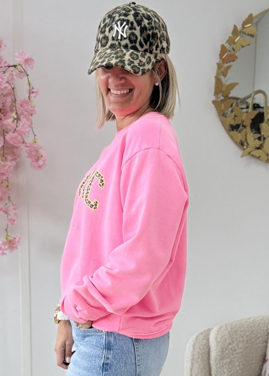 Sweat Logan rose fluo