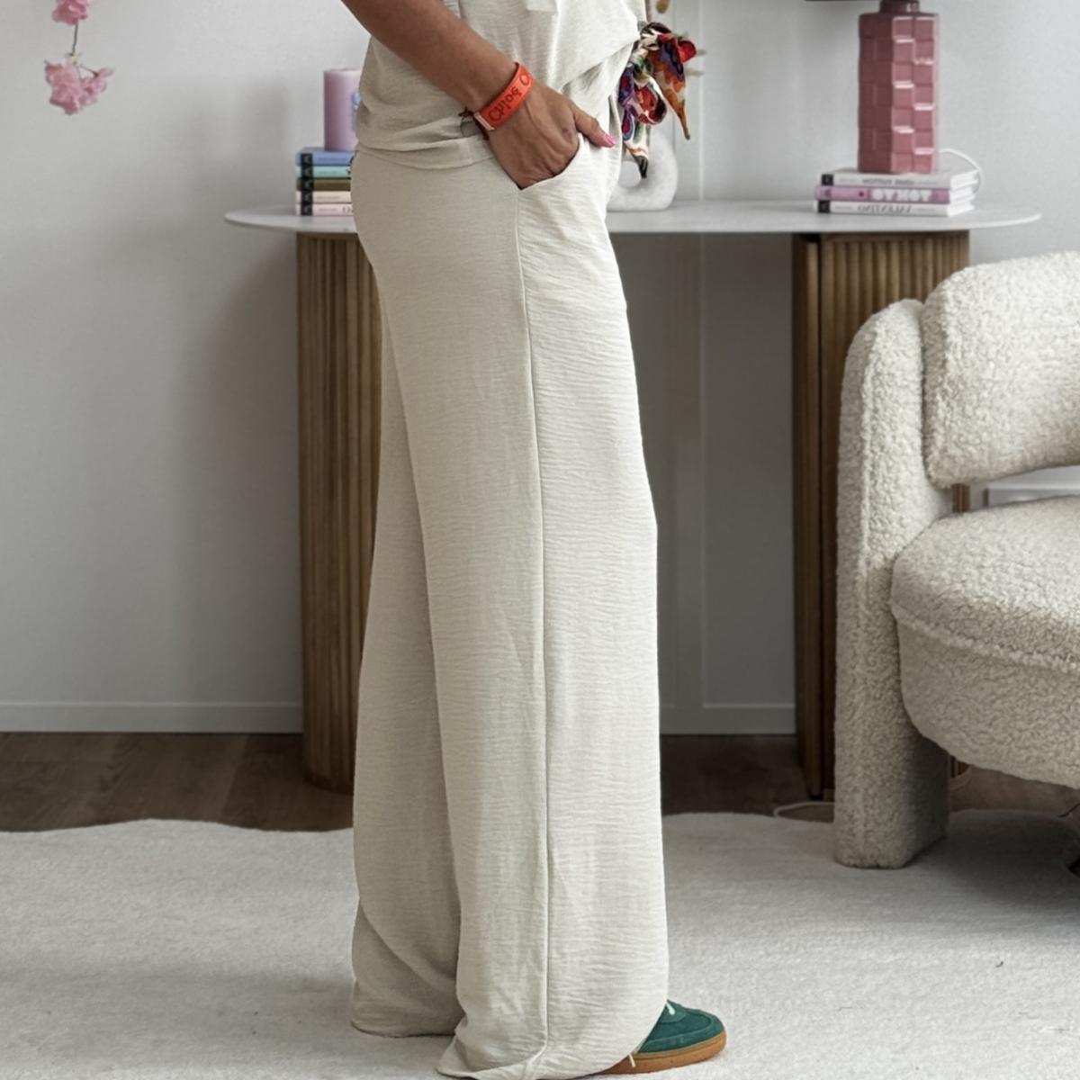 Pantalon Paula beige
