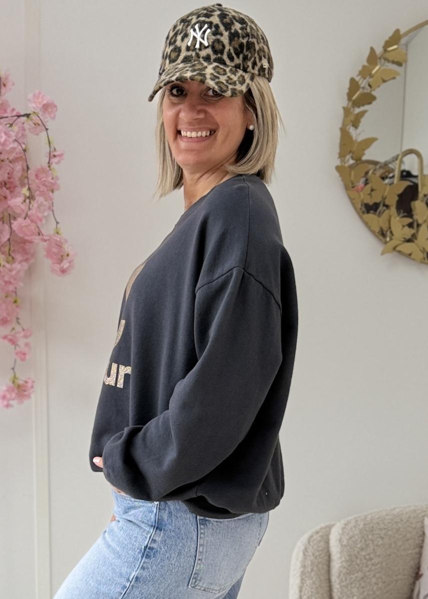 Sweat amour pailleté