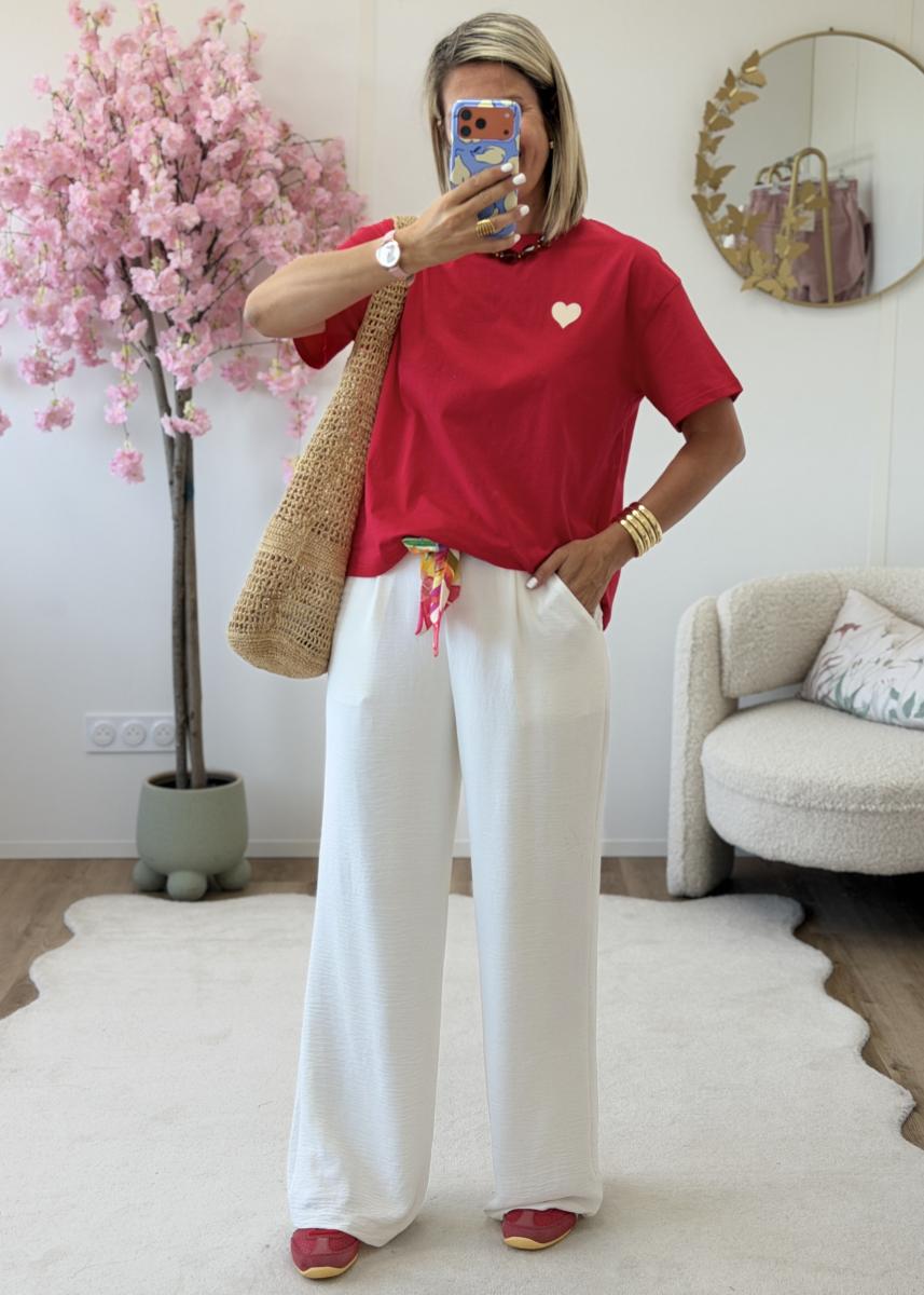 Pantalon Paula blanc
