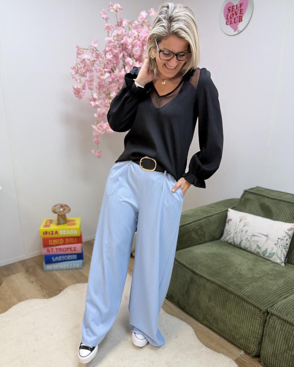 Pantalon Raphael bleu