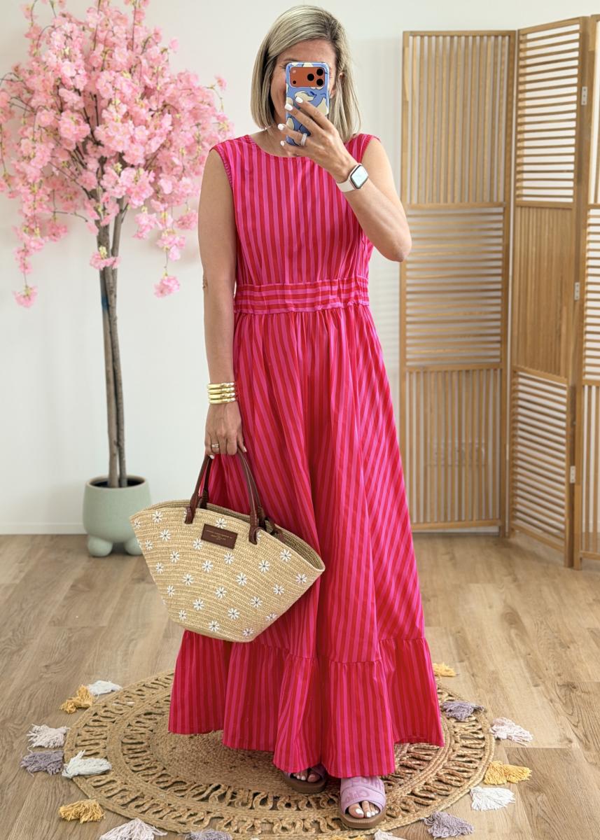 Robe Cameron fushia