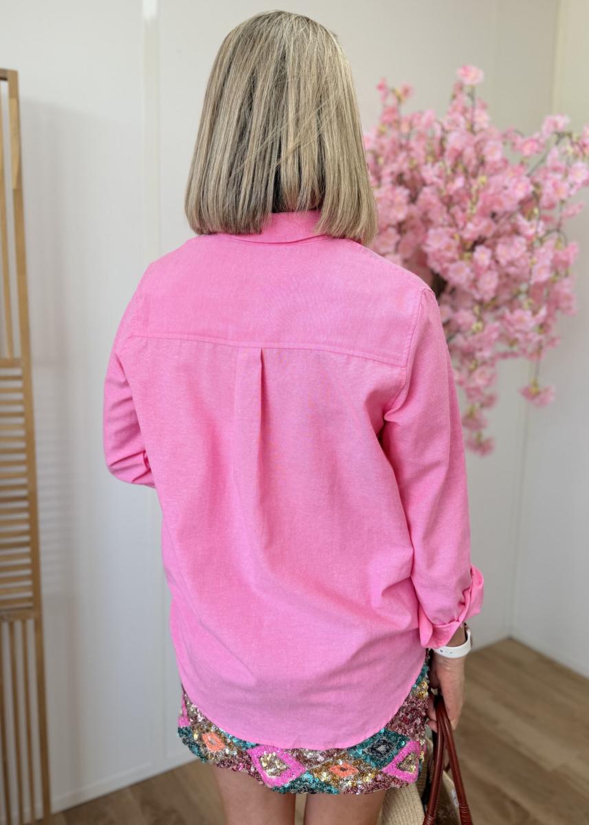 Chemise Sacha rose