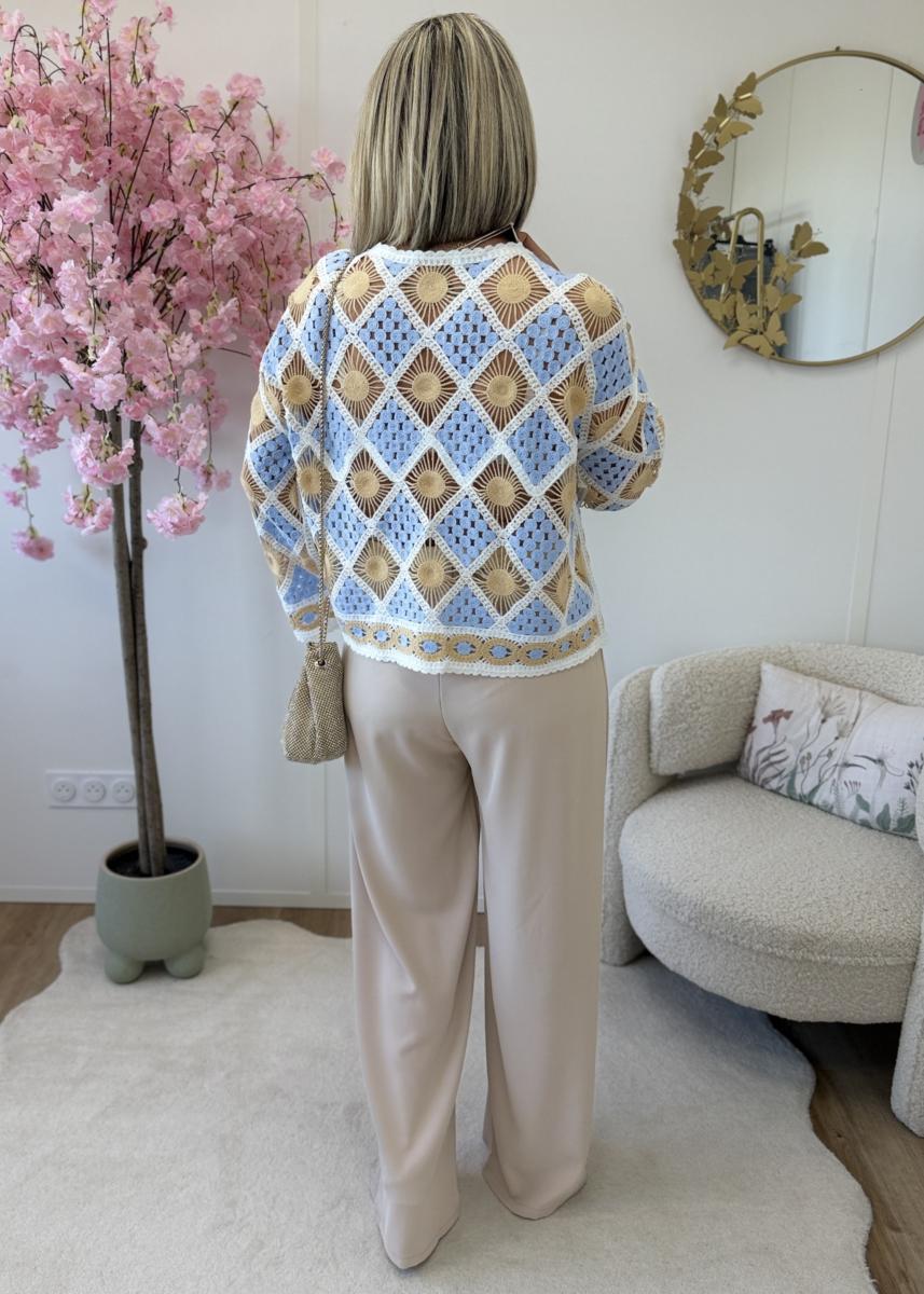 Pull Kloé bleu