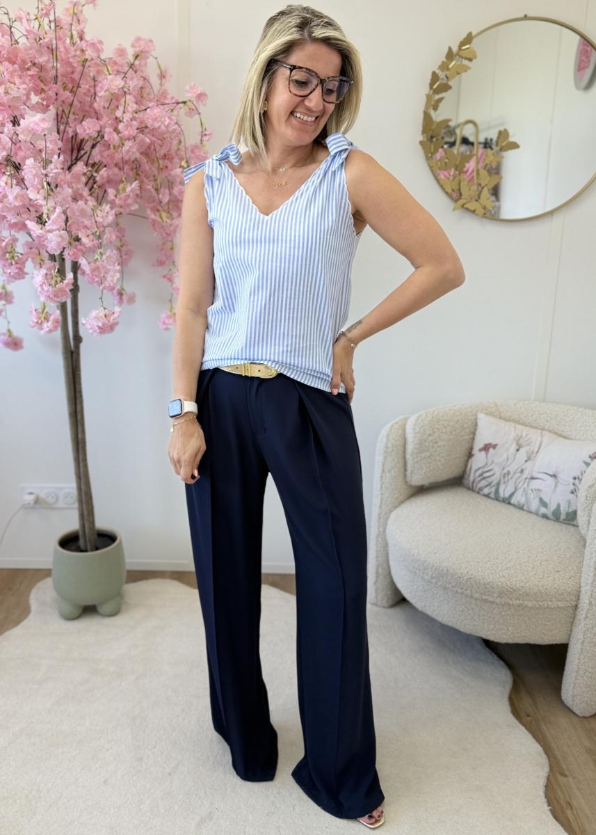 Pantalon Maelle marine