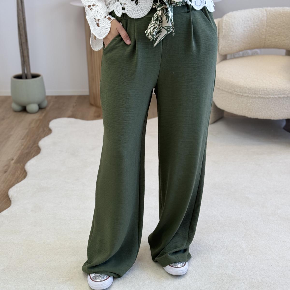 Pantalon Paula kaki