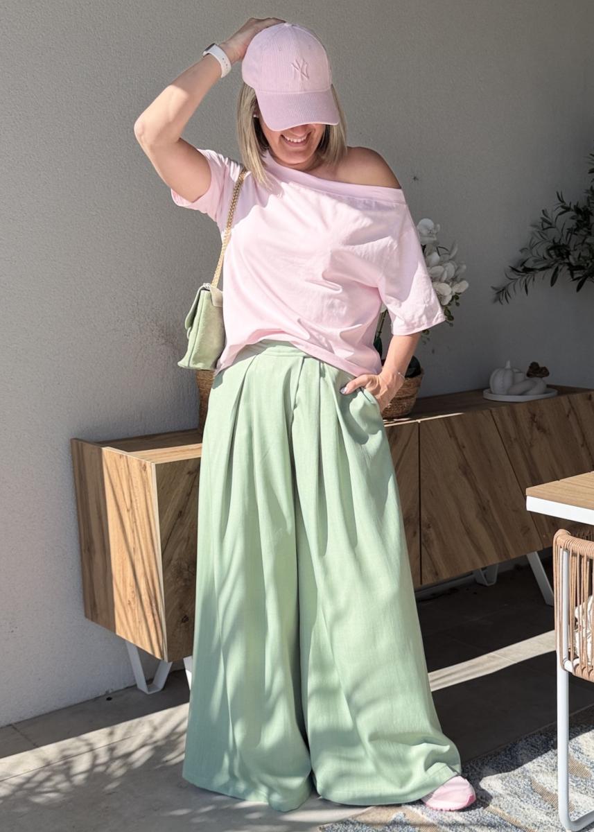Pantalon Fiona vert