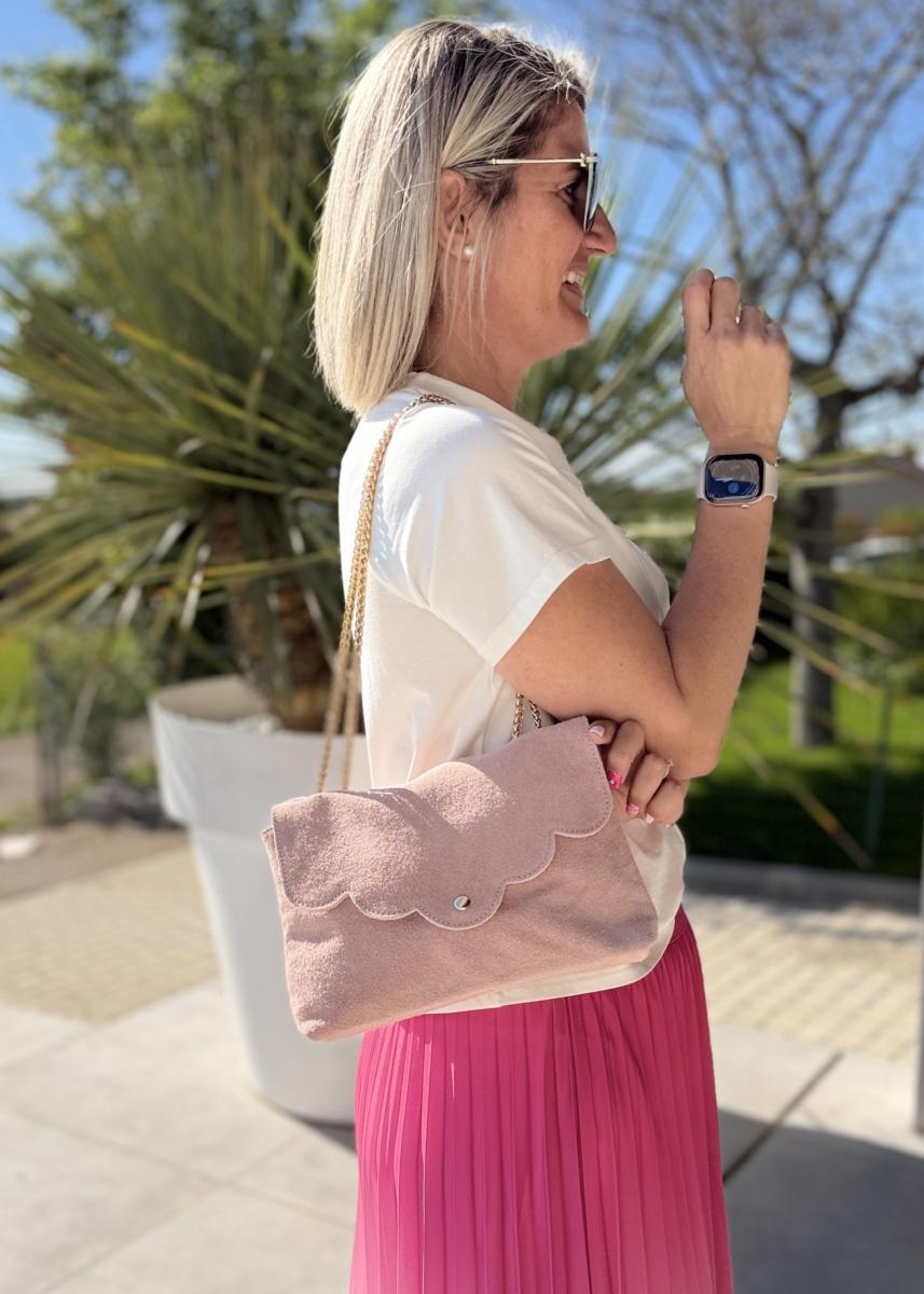 Sac à mains Dora rose