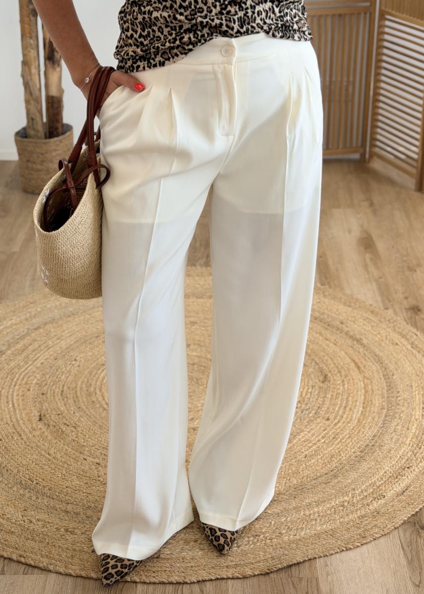 Pantalon Greta blanc