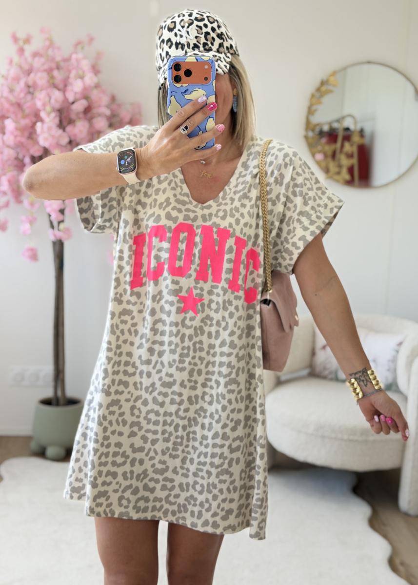 Robe T shirt Lorie ecru