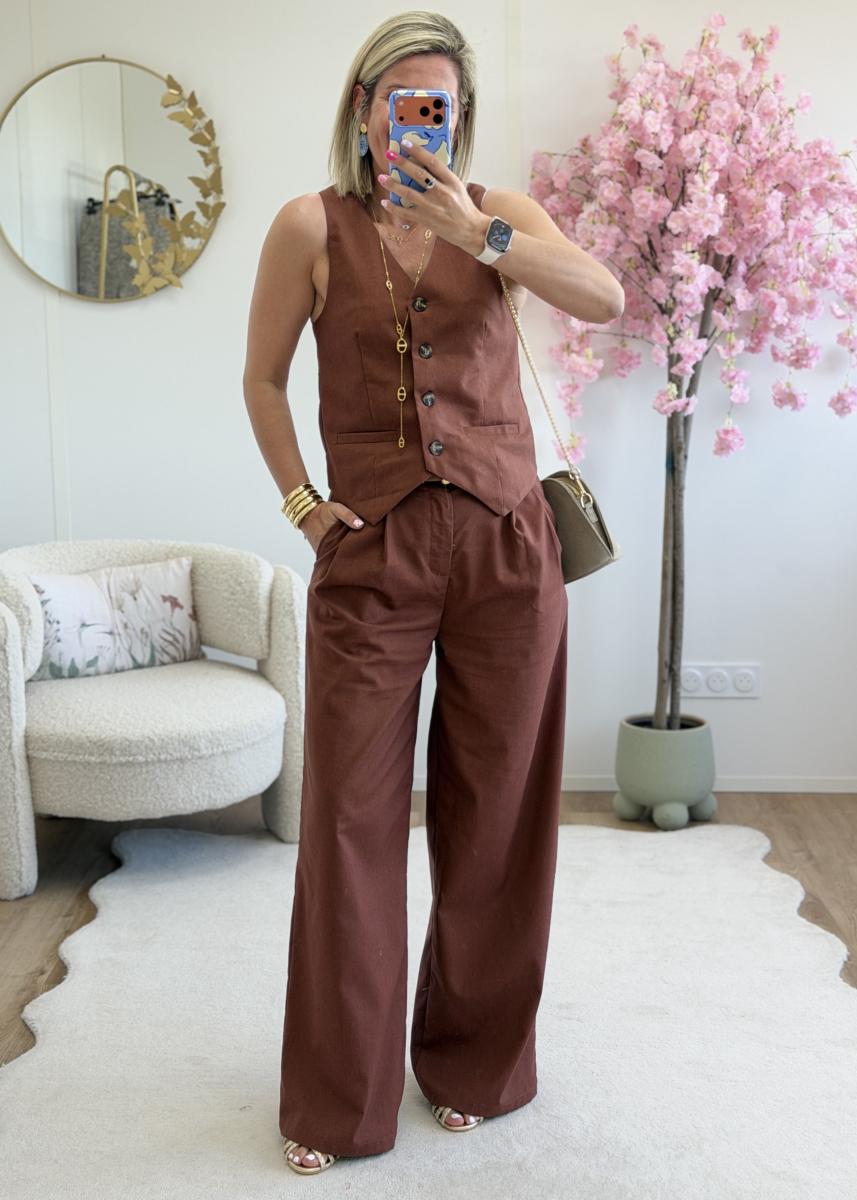 Ensemble Joy marron