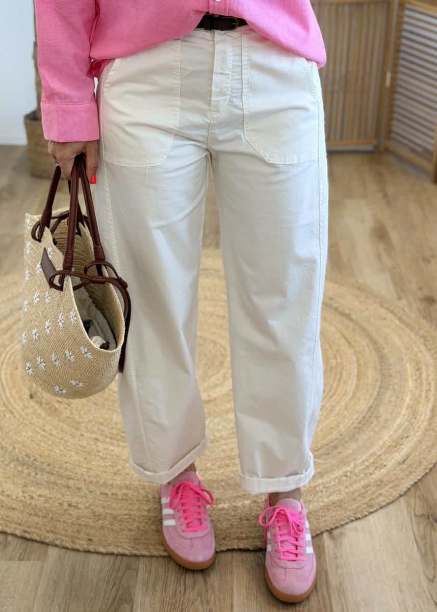 Pantalon Jason blanc