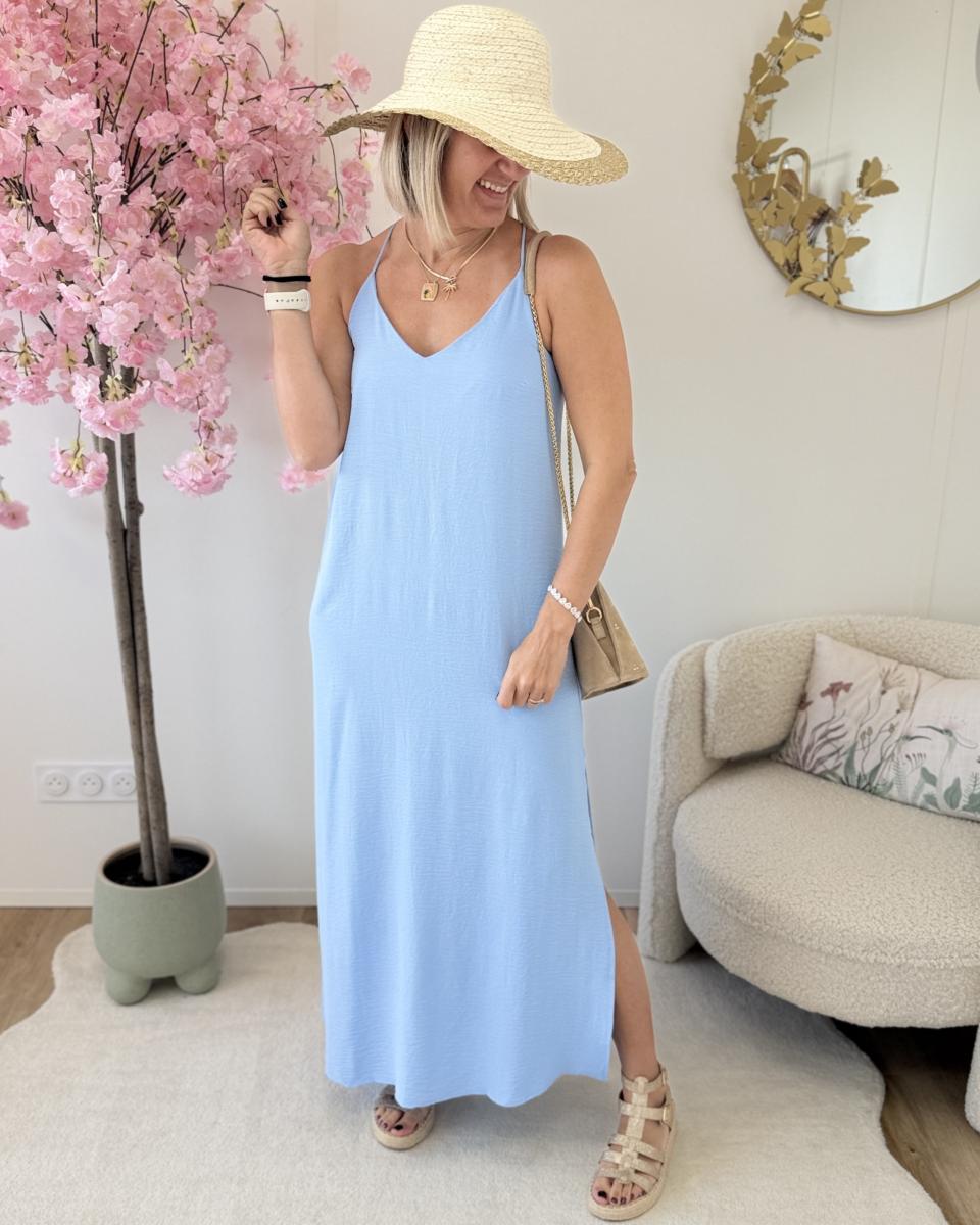 Robe Justine ciel