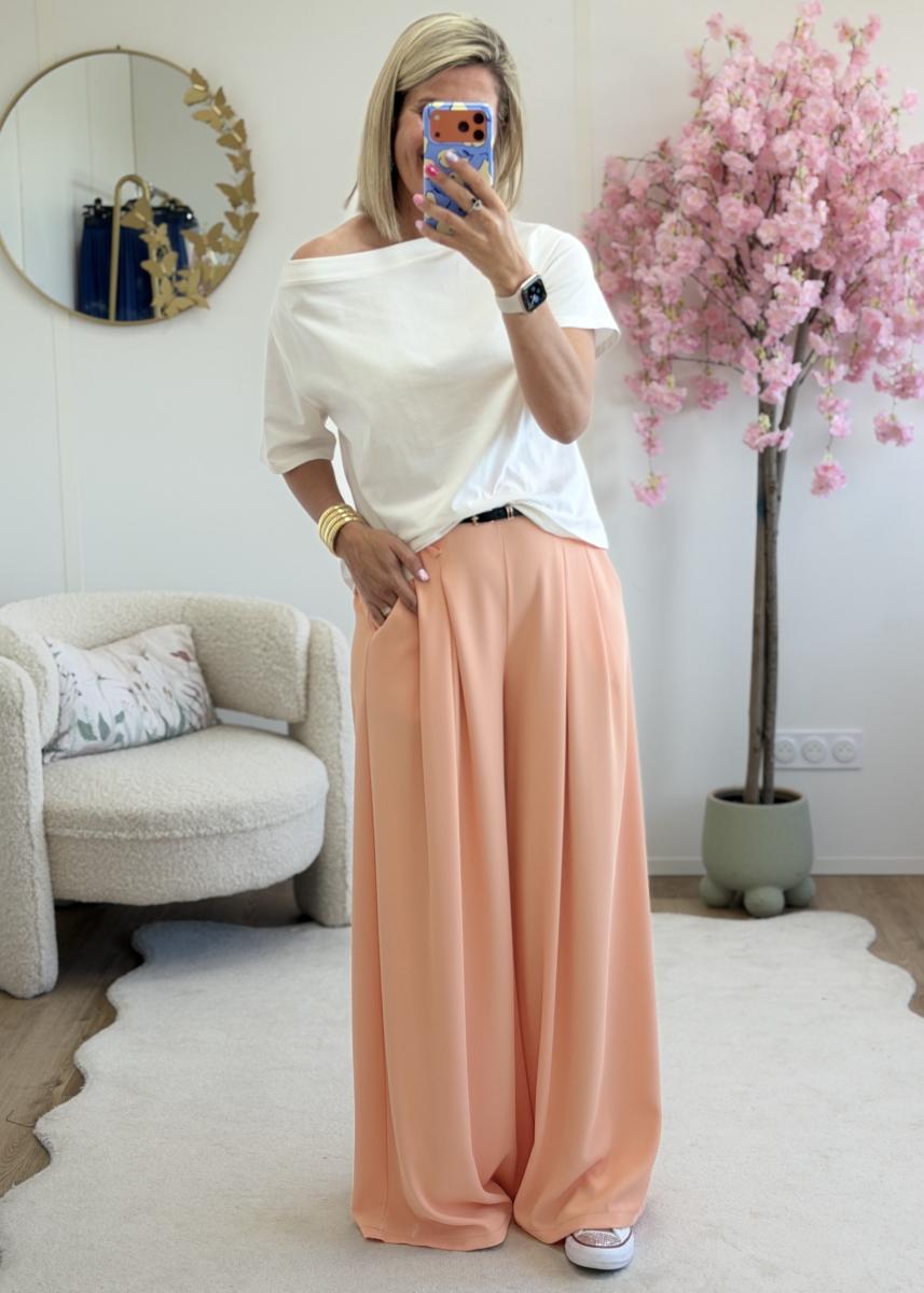 Pantalon Perrine corail