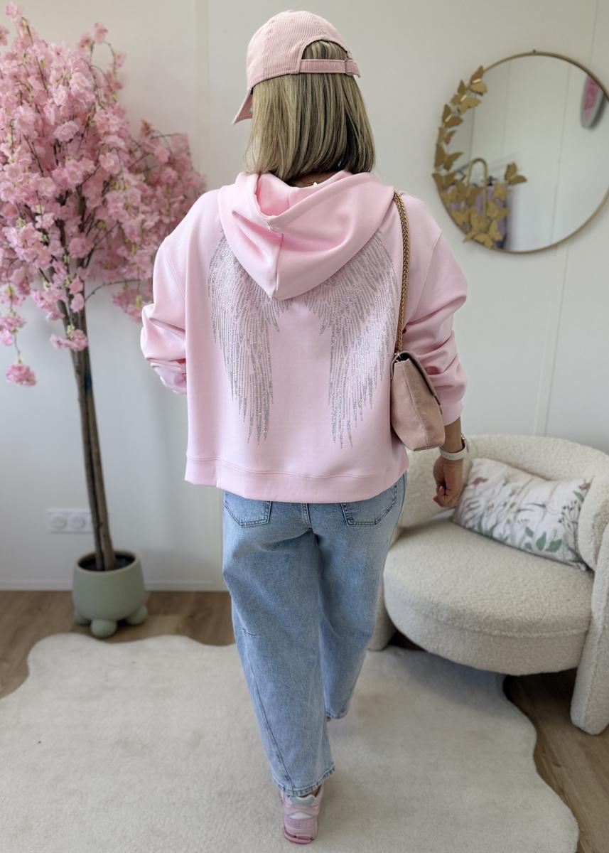 Gilet Wing rose