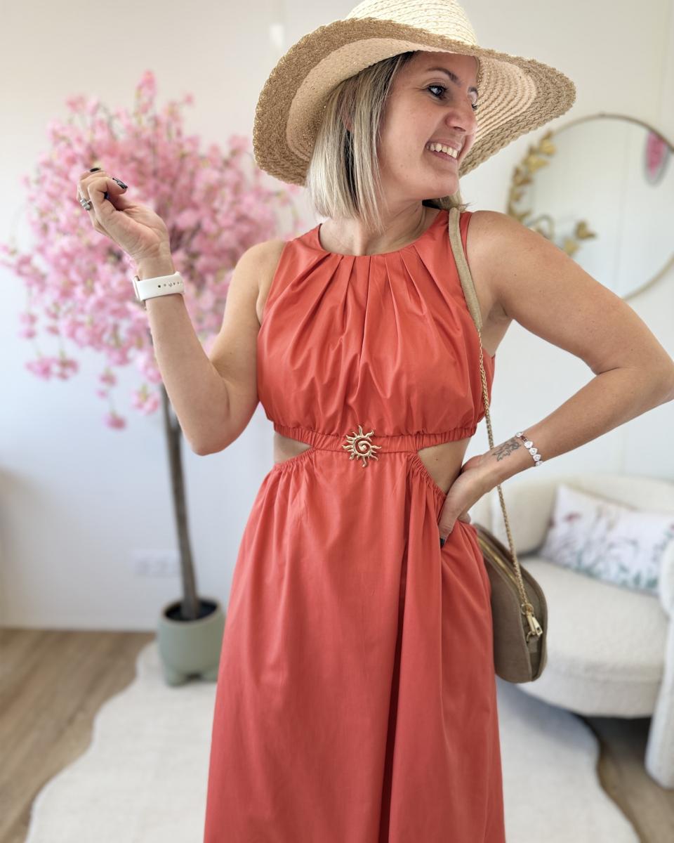 Robe sun orange