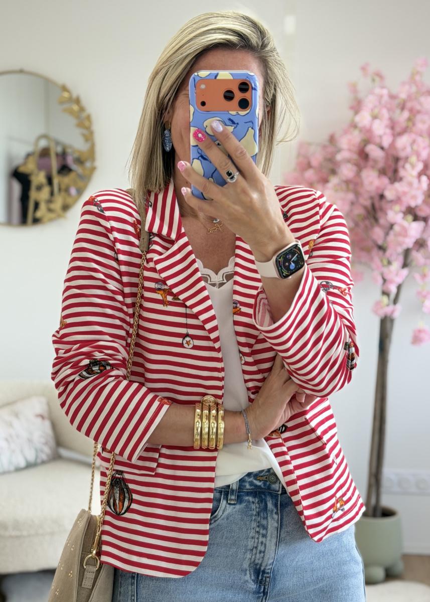 Blazer Tobby rouge