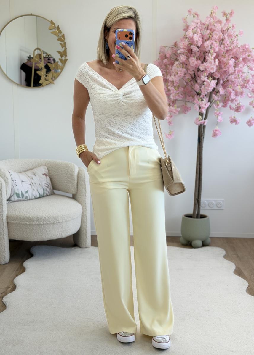Top Lola blanc