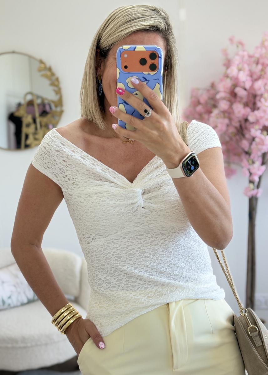 Top Lola blanc
