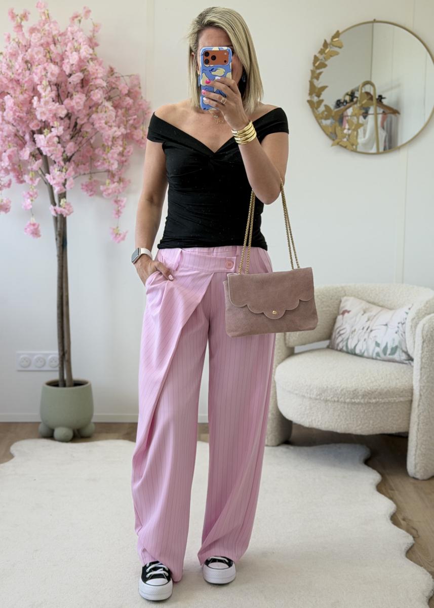 Pantalon Kais rose