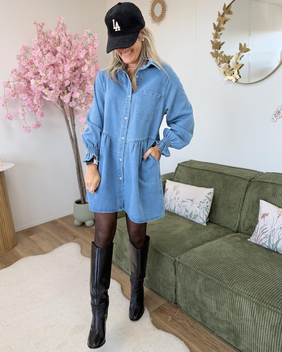 Robe en jeans