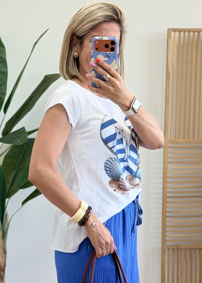 Tee shirt tongs