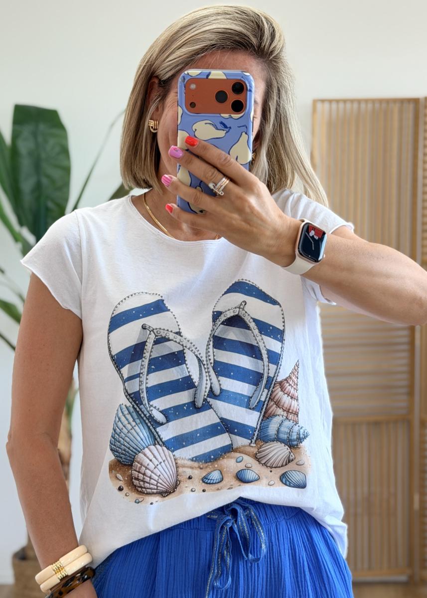 Tee shirt tongs