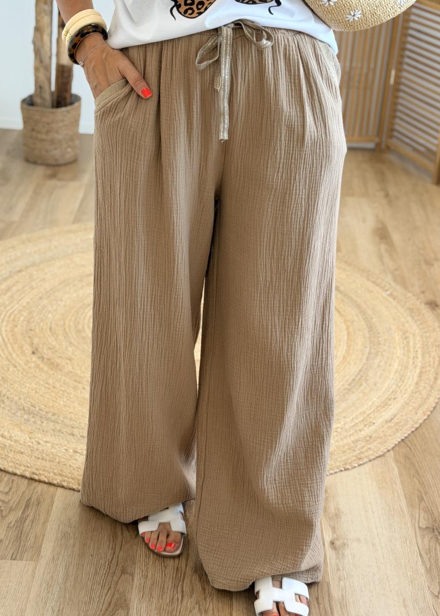 Pantalon Lilou camel