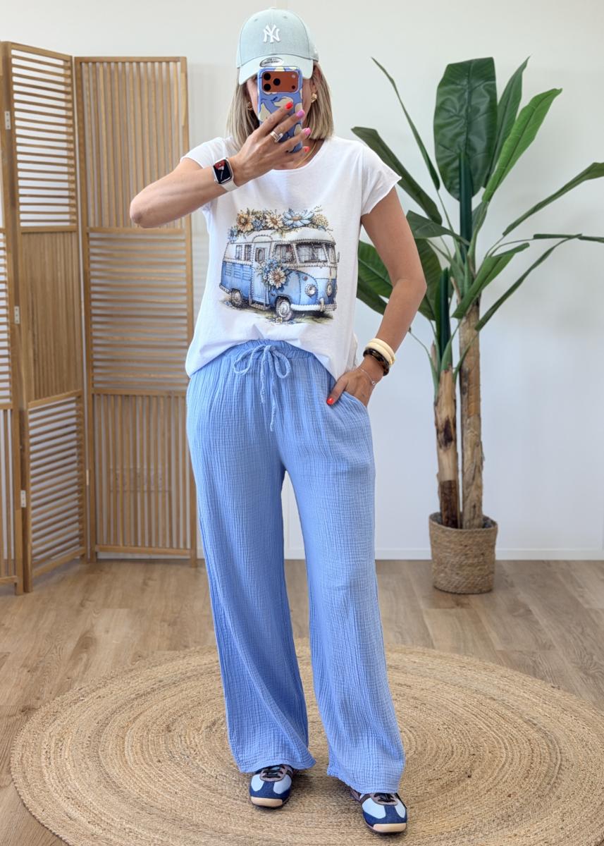 Tee shirt Van fleuri