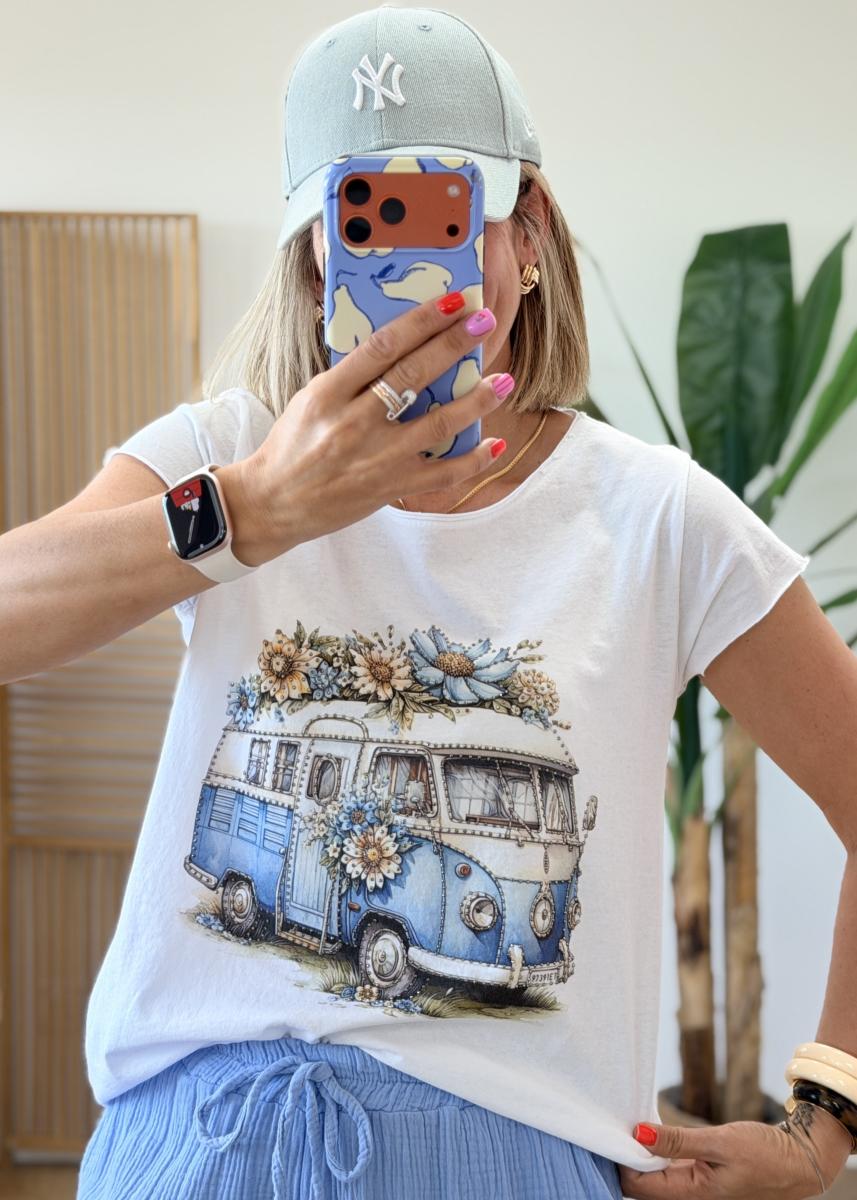 Tee shirt Van fleuri