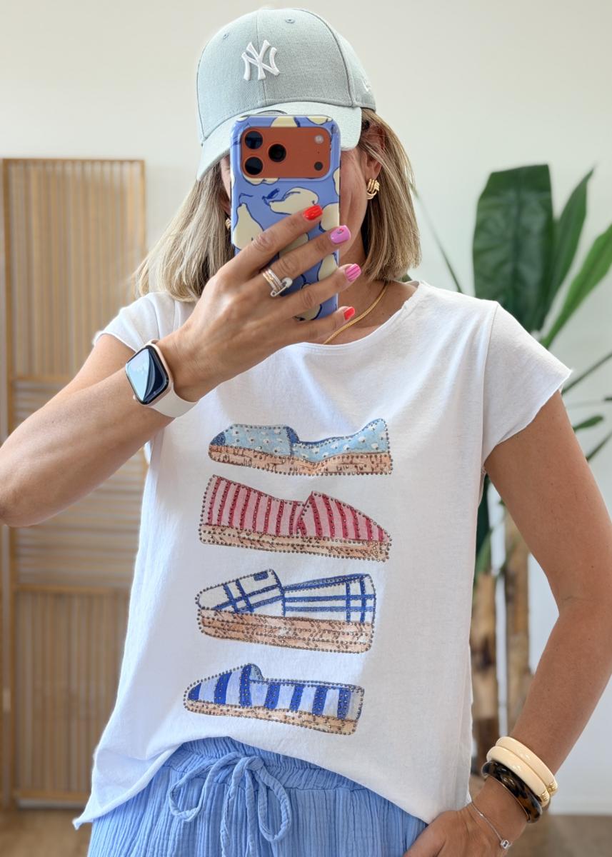 Tee shirt espadrilles