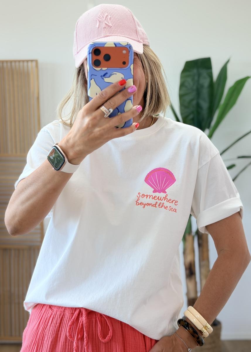 Tee shirt Beyond the sea blanc