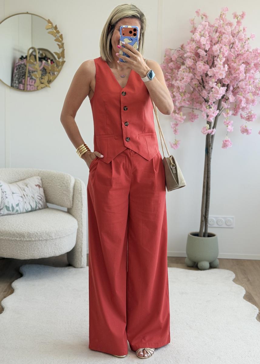 Ensemble Joy terracotta