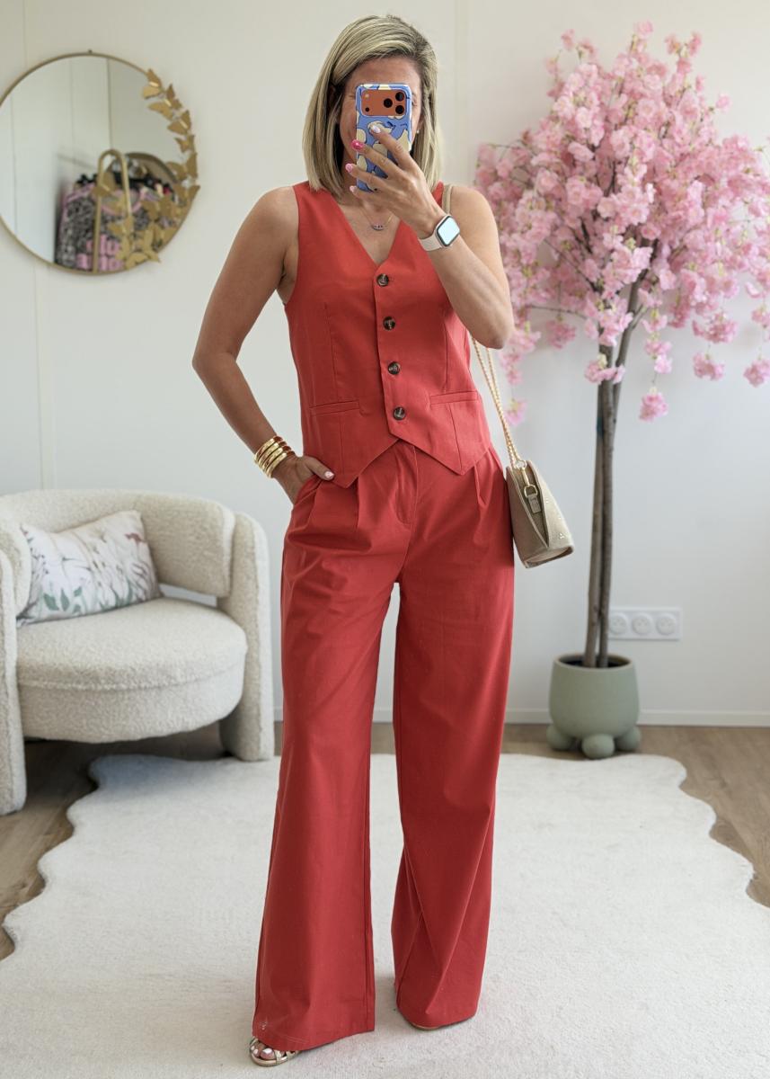 Ensemble Joy terracotta