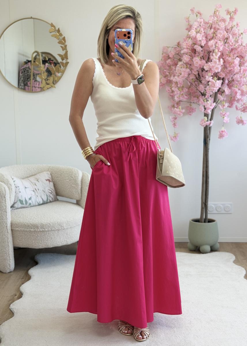 Jupe Anouk fuchsia