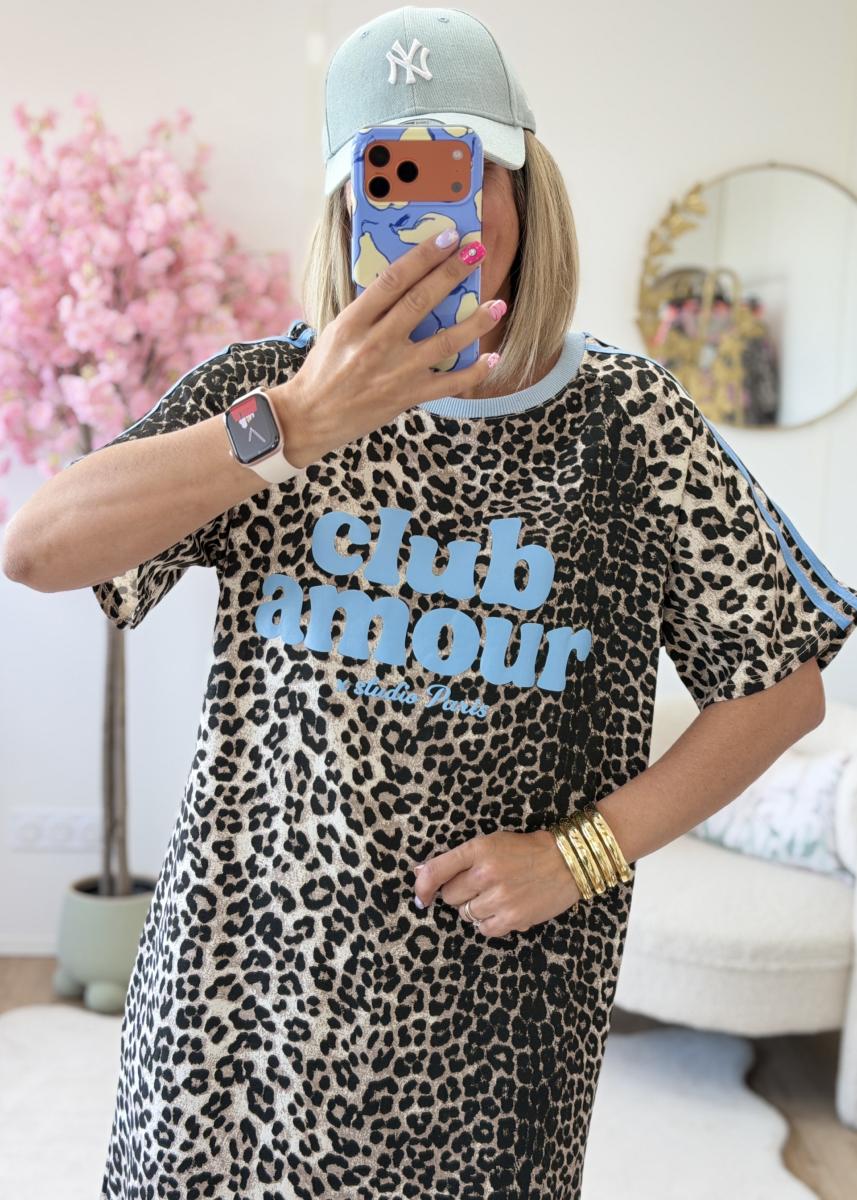 Robe club amour bleue